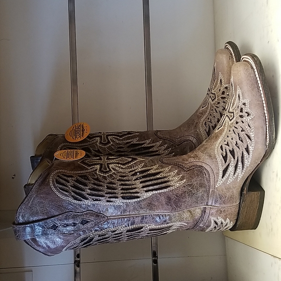 Corral Boots Botas Western L6120 Para Mujer, Azul, 6